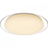 GLOBO 41310-30 Optima Mennyezeti lámpa, 30W, 6500 K, 2600 Lm, fém fehér, akril, szikra dekor