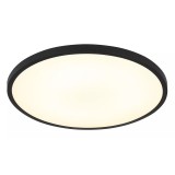 GLOBO 41566-20S NIELSEN LED mennyezeti lámpa 20W 230V IP20 1xLED fekete d=300 mm 1000lm 4000K