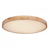 GLOBO 41745-60 RAINER Mennyezeti lámpa fém famintás keret, műanyag fehér búrával. Memória funkcióval, színhőmérsékletváltós, fényerő-szabályozható. Távirányítóval. Ø:800, H:105, inkl. 1xLED 60W 230V, 360- 3500lm, CCT 3.000-6.000