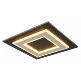 GLOBO 48033A-24 JAYDEN LED mennyezeti lámpa 24W 230V IP20 1xLED fekete HxSzxM=320x320x55mm 680lm 3000K