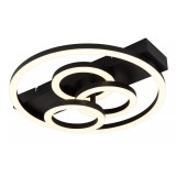 GLOBO 48040-40 DARRYL I LED mennyezeti lámpa 40W 230V IP20 1xLED fekete HxSzxM=350x330x88mm 2380lm