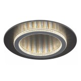 GLOBO 48042-24A JAYDEN LED mennyezeti lámpa 24W 230V IP20 1xLED fekete d=350 mm 920lm