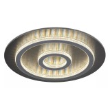 GLOBO 48042-40A JAYDEN LED mennyezeti lámpa 40W 230V IP20 1xLED fekete d=450 mm 1300lm