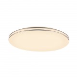 GLOBO 48388-24 Pierre Mennyzeti lámpa, 24W, 3000 K, 1800 Lm, fém fehér, króm