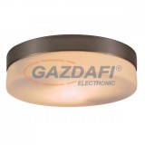 GLOBO 48402 OPAL Mennyezeti lámpa, E27, ILLU, 40W, 230V, nikkel matt, üveg