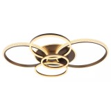 GLOBO 48467-70A LORELEI LED mennyezeti lámpa 70W 230V IP20 1xLED antracit matt HxSzxM=1100x880x115mm 3700lm 3000K