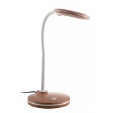 GLOBO 52290146 CARMEN LED asztali lámpa 4,60 230V IP20 1xLED fa hatású HxSzxM=132x132x320mm 300lm 3000K