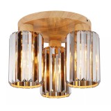 GLOBO 60220346 RUN mennyezeti lámpa 60W 230V IP20 3xE27 fa hatású d=350 mm