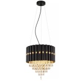 GLOBO 63149-3 ELEOS csillár 40W 230V IP20 3xE27 fekete d=400 mm