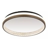 GLOBO 67179D DELLA LED mennyezeti lámpa 40W 230V IP20 1xLED fekete d=397 mm 1790lm