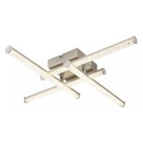 GLOBO 67346-24 KIRINA LED mennyezeti lámpa 24W 230V IP20 1xLED nikkel matt HxSzxM=500x500x88mm 1840lm 4000K