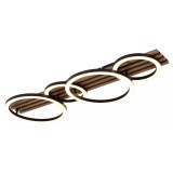 GLOBO 67353D4 TISHA LED mennyezeti lámpa 30W 230V IP20 1xLED fekete HxSzxM=860x300x95mm 1500lm 3000K