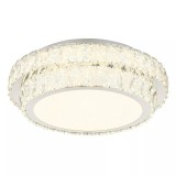 GLOBO 68157-38 KLARA LED mennyezeti lámpa 38W 230V IP20 1xLED króm d=400 mm 2818lm