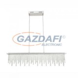 GLOBO 68405-24H Beltéri lámpa, LED, 24W, 3000-6000 K, 20-1700 Lm, 900x110x1500mm, króm, üveg, K5 kristályok