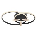 Globo COCO 67300D mennyezeti lámpa matt fekete fém LED 2000 lm IP20 F