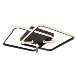 Globo COCO 67301D mennyezeti lámpa matt fekete fém LED 2300 lm IP20 F