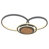 Globo NIRRA 67256-40 mennyezeti lámpa grafit fém LED 1500 lm 3000 K IP20 G