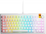 Glorious GMMK 3 HE 75% Prebuilt RGB Mechanical Gaming Keyboard White UK  GATA-2855