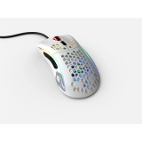 Glorious PC Gaming Race Model D- RGB optikai egér (USB, fényes fehér)
