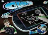 Glow Drawing Board - 3 az 1-ben Varázslatos világítós rajztábla gyerekeknek