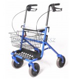 GM 4258 ACÉL Rollátor négykerekű fékes KÉK