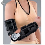 GM-W15 könyökrögzítő, gumiszövetes, fémmerevítésérű könyökortézis állítható mozgásterjedelemmel