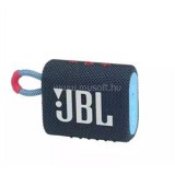 GO 3 JBLGO3BLUP, Portable Waterproof Speaker - bluetooth hangszóró, vízhatlan, kék/pink (JBLGO3BLUP)