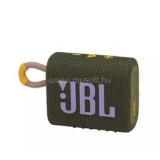 GO 3 JBLGO3GRN, Portable Waterproof Speaker - bluetooth hangszóró, vízhatlan, zöld (JBLGO3GRN)
