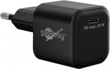 Goboay Hálózati USB-C gyorstöltő, 65W, fekete, PD power delivery - A készlet erejéig!