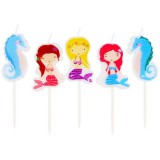 Godan Sellők és csikóhal gyertya - 5 darabos