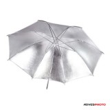 Godox ezüst reflex ernyő, fehér külsövel 84cm (33")