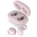 GOGEN TWS CREW Bluetooth mikrofonos fülhallgató rózsaszín (GOGTWSCREWP) - Fülhallgató