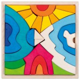 Goki Fa építőjáték, jegesmedve 22 db-os készlet