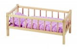 Goki Fa játék babaágy, ágynemű nélkül