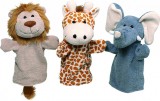 Goki Kesztyűbáb 3 db-os készlet, vadállatok