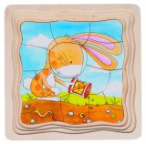 Goki Többrétegű fa kirakó, veteményes