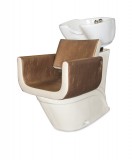 Gold Selective porcelántálas fejmosó fehér-arany-krém kárpittal SX-2820