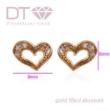 Golden Heart Baby fülbevaló