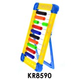 Golyós számoló, színes műanyag, 10 soros, 22x15cm