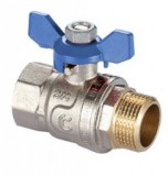 golyóscsap 1" kb kék pillangós