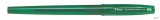 Golyóstoll, 0,22 mm, kupakos, PILOT "Super Grip G", zöld