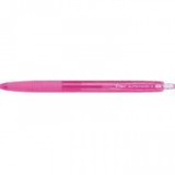 Golyóstoll, 0,22 mm, nyomógombos, PILOT "Super Grip G", rózsaszín