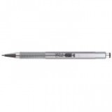 Golyóstoll, 0,24 mm, nyomógombos, ezüst tolltest, ZEBRA "F-301 A", kék