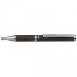 Golyóstoll, 0,24 mm, teleszkópos, metálfekete, ZEBRA "SL-F1", kék