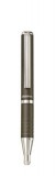 Golyóstoll, 0,24 mm, teleszkópos, metálszürke tolltest, ZEBRA SL-F1, kék (TZ82409)