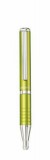 Golyóstoll, 0,24 mm, teleszkópos, tea zöld színű tolltest, ZEBRA SL-F1, kék (TZ23464)