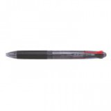 Golyóstoll, 0,27 mm, nyomógombos, négyszínű, PILOT "Feed GP4", fekete test