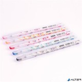 Golyóstoll, 0,3 mm, kupakos, FLEXOFFICE 'Biboni', kék