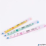 Golyóstoll, 0,3 mm, kupakos, FLEXOFFICE 'Rowin', kék