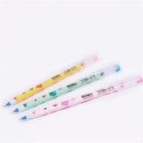 Golyóstoll, 0,3 mm, kupakos, FLEXOFFICE Rowin, kék (FO063)